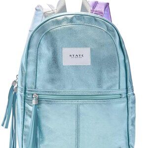 STATE Shimmering Silver Blue Purple Elementary Backpack